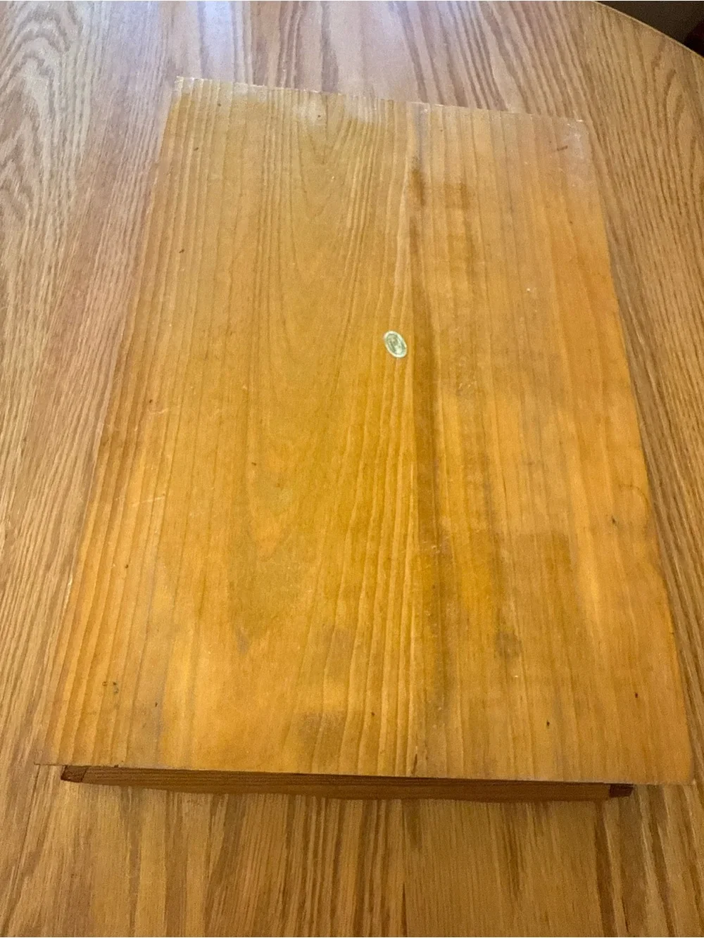 Wood Serving Tray in Honey Brown